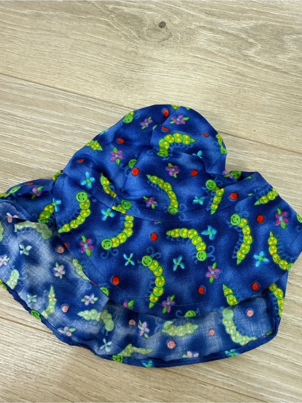 Unbranded Vintage Caterpillar Print Infant Toddler Sun Hat Bucket Hat